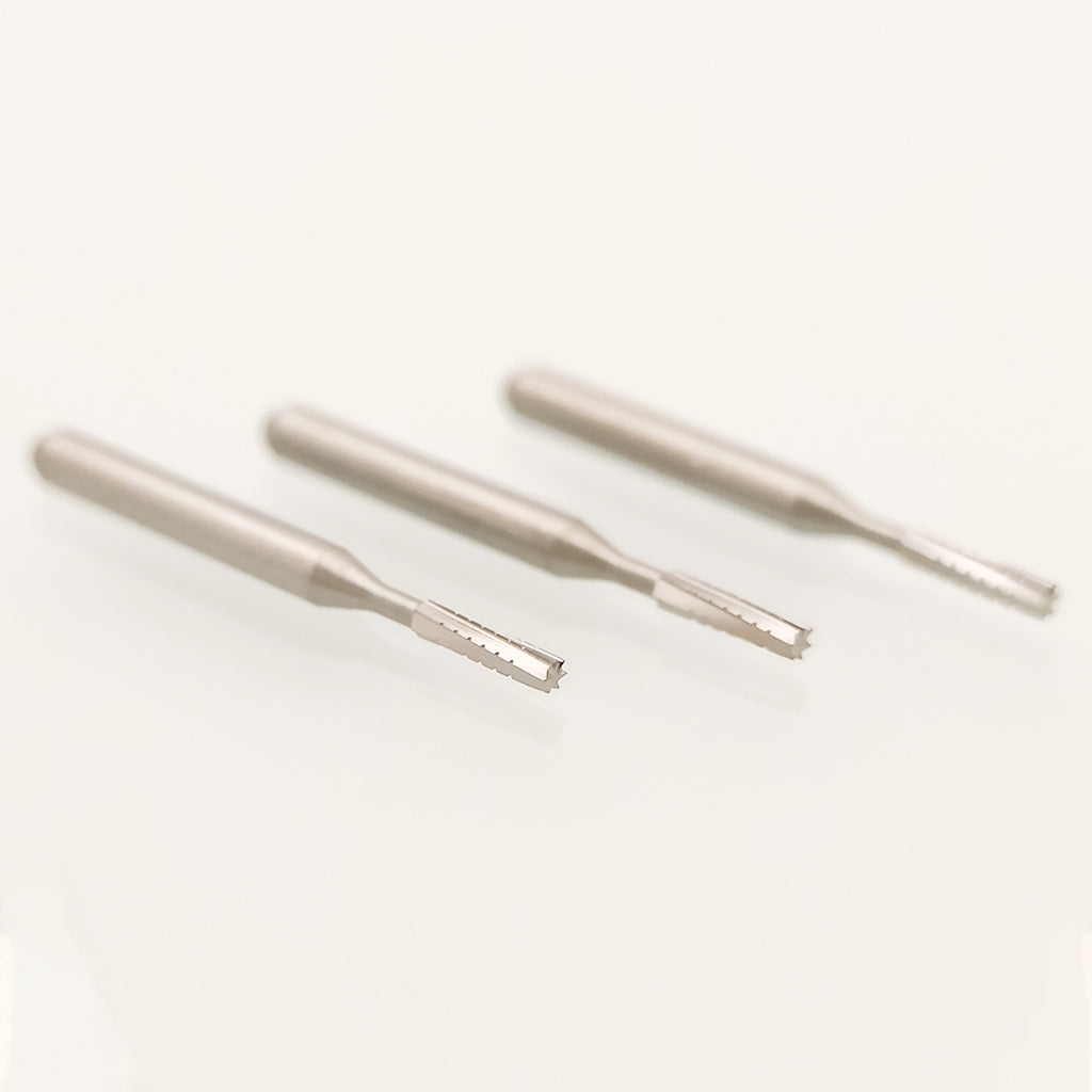 Dental Carbide Burs Straight Flat End Cross-Cut FGSS 557