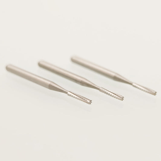 Dental Carbide Burs Straight Flat End Cross-Cut FG Long 556 / FG 556L
