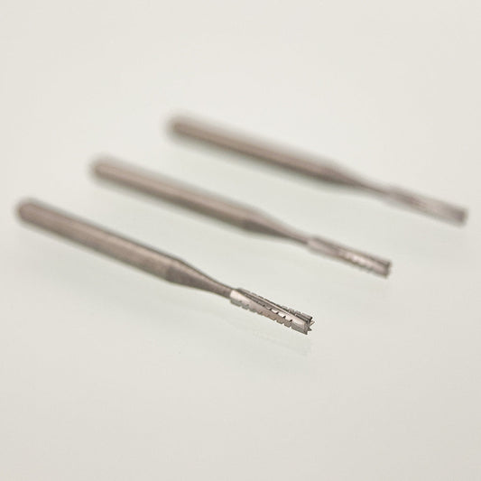 Dental Carbide Burs Straight Flat End Cross-Cut FG Long 557 / FG 557L