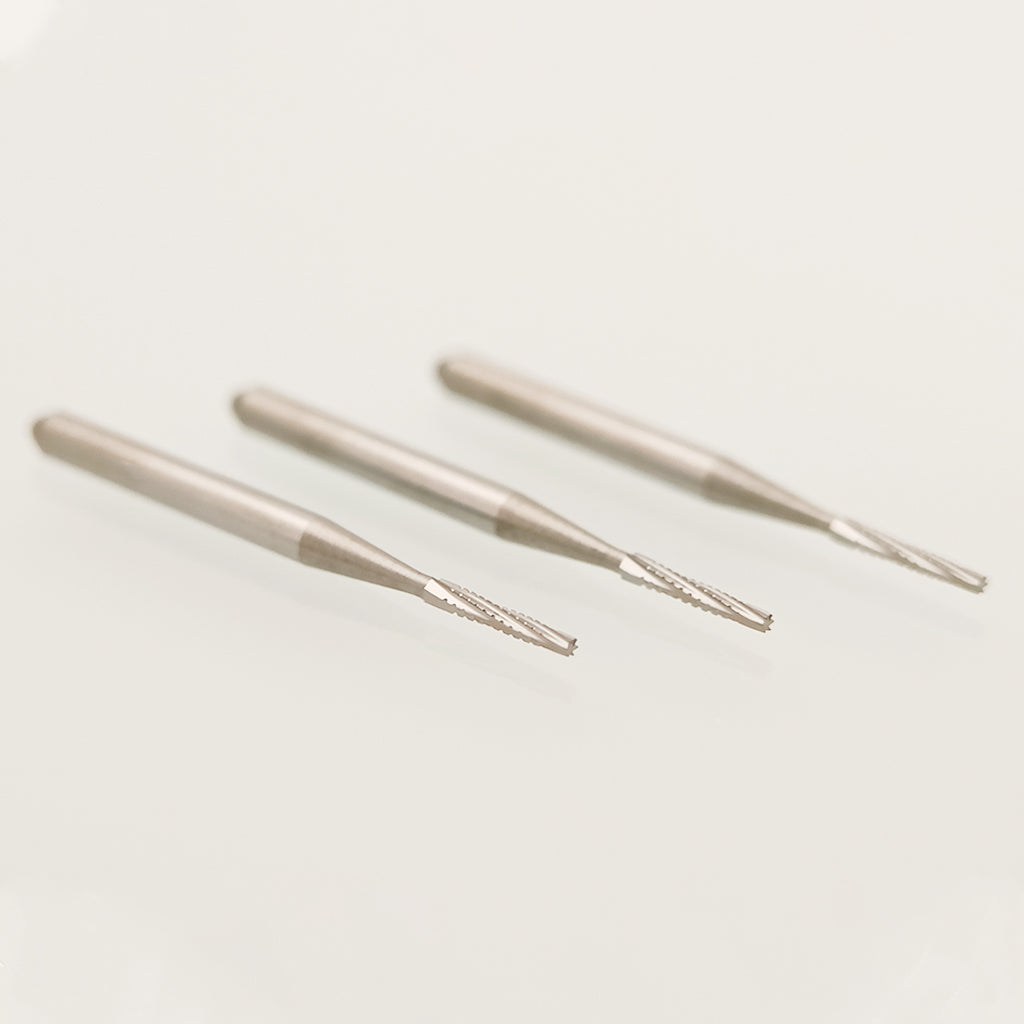 Dental Carbide Burs Taper Flat End Cross-Cut FG Long 699 / FG 699L