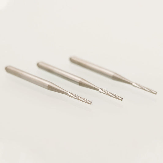 Dental Carbide Burs Taper Flat End Cross-Cut FG Long 699 / FG 699L