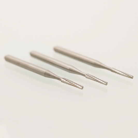 Dental Carbide Burs Taper Flat End Cross-Cut FG Long 700 / FG 700L