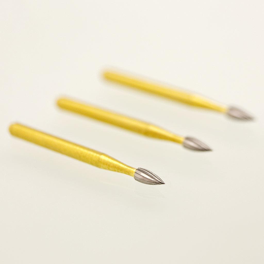 Dental Carbide Burs Trimming & Finishing Flame FG 7104