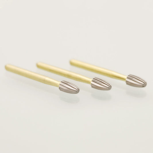 Dental Carbide Burs Trimming & Finishing Egg FG 7408