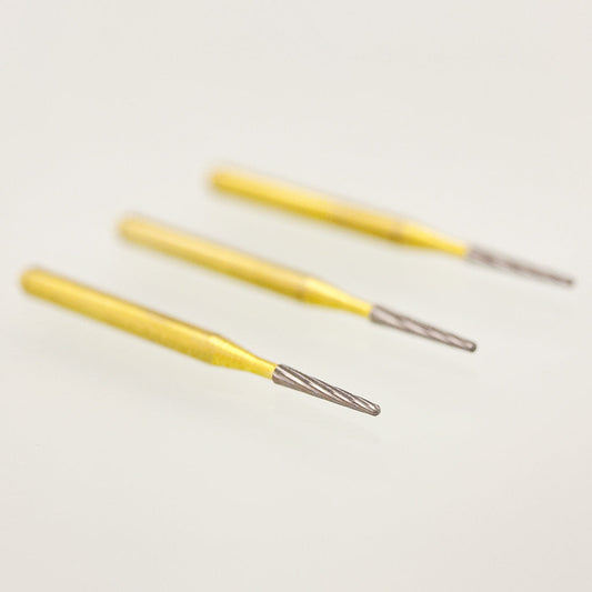 Dental Carbide Burs Trimming & Finishing Extra Long Taper FG 7642